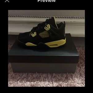 Jordan 4 2006 Yellow new and improve BOX is not included